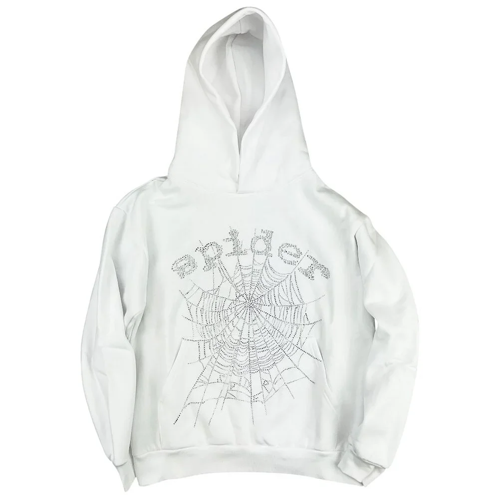 Sp5der | Shirts | Sp5der Og Rhinestone Logo Hoodie Sweatshirt